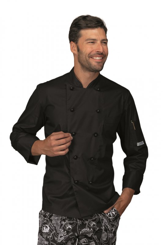 perfeclan Uniforme Hotel Chef di Cucina Manica Corta Giacca Camicia Fibbia a Doppio Petto Cameriere Cuoco Vestiti 